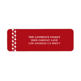 Red White Decoration Weihnachtsansprache