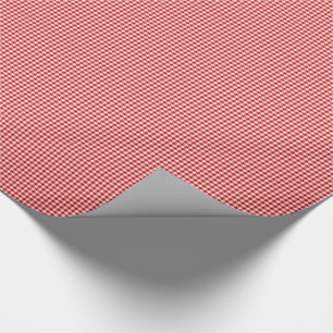 Red-White Gingham-GIFT WRAPPING PAPER Geschenkpapier