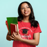 Red White Graduate Personalisiert 2023 Abschluss