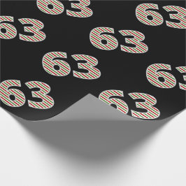 Red, White, Green "63" 63. Veranstaltung am Weihna Geschenkpapier