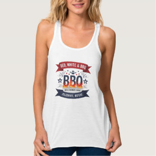 Red, White & GRILLEN Tank Top - Frauenflug 4. Juli