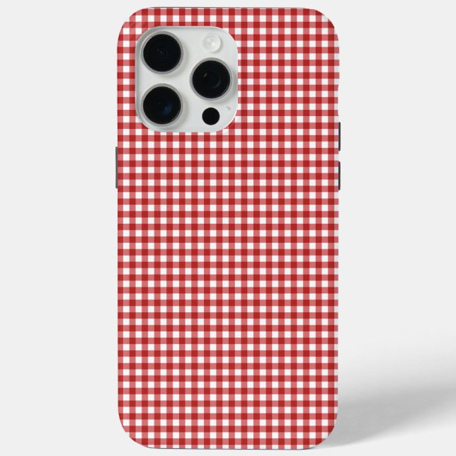 Red White Illustration Einfache Weihnachten Case-Mate iPhone Hülle (Rückseite)