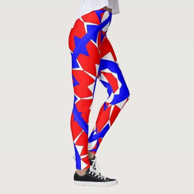 Red White N Blue Leggings (Rechts)