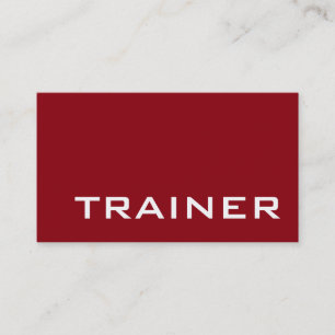 Red White Professional Fitness Carte de visite