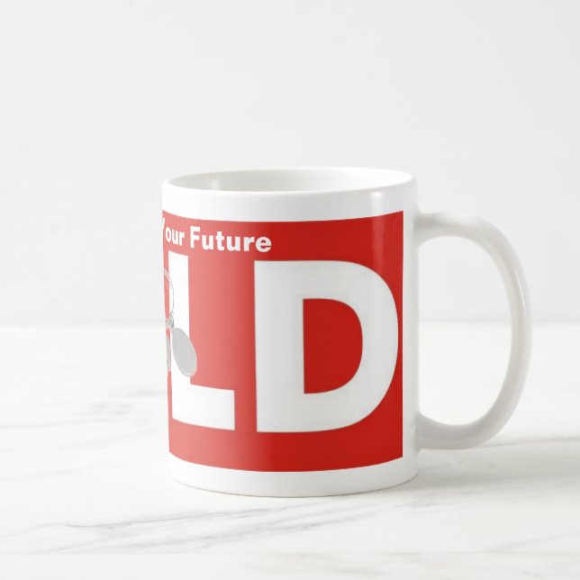 Red White Real Anwesen Agent Sold Sign Coffee Cup Kaffeetasse (Rechts)