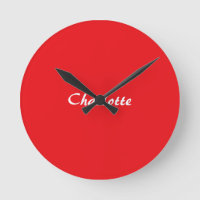 Red White Script Elegant Minimalistisch Moderner N