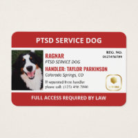 Red White Service Dodge-Logo und Foto-ID