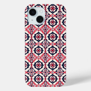 Red White Slavic Pattern Case-Mate iPhone Hülle