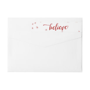 Red & White Sparkle Glaube Urlaub