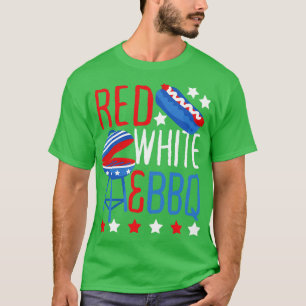 Red White und GRILLEN USA Holiday Barbeque T-Shirt