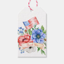 Red White und I Do Patriotic Brautparty Gefälligke Geschenkanhänger
