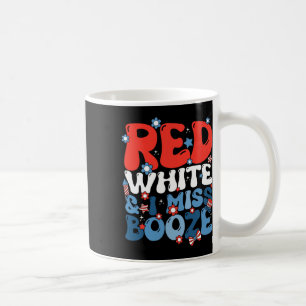 Red White und ich Miss Booze schwanger 4. Juli Gr. Kaffeetasse