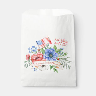 Red White und ich tun Patriotic Brautparty Geschenktütchen