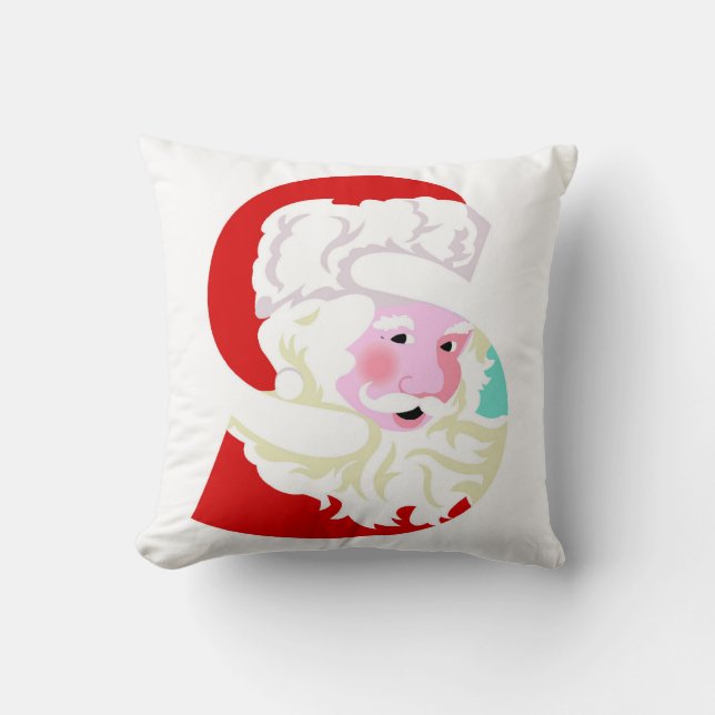 Red White Weihnachtsfeiertag Kissen (Vorderseite)