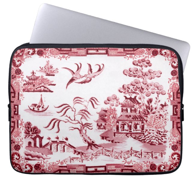 Red Willow Neoprene Laptop Sleeve (Vorderseite)