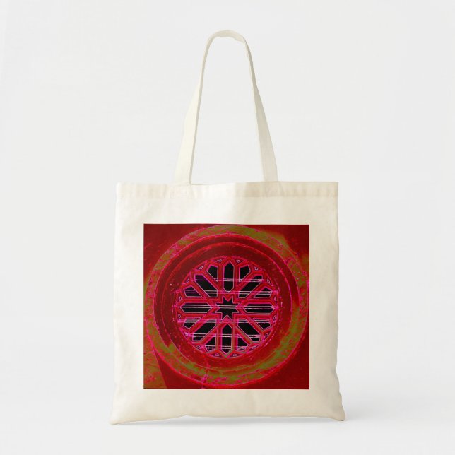 red window mandala tote bag tragetasche (Vorne)