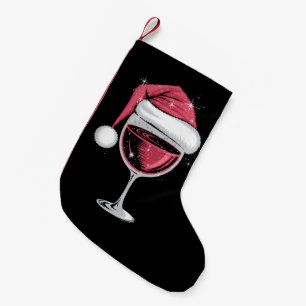 Red Wine Glass Weihnachten Weihnachten Weihnachten Kleiner Weihnachtsstrumpf