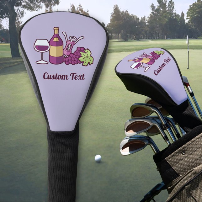 Red Wine Golf Head Cover Headcover (Von Creator hochgeladen)