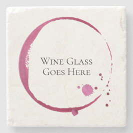 Red Wine Stain & Tropfens Anleitung Stone Unterset Steinuntersetzer