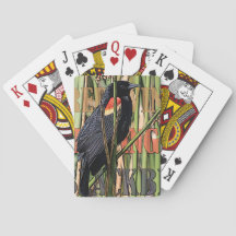 Red Wing Blackbird Spielkarten