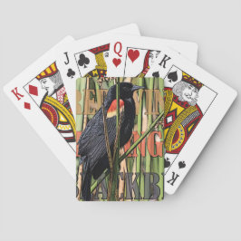 Red Wing Blackbird Spielkarten