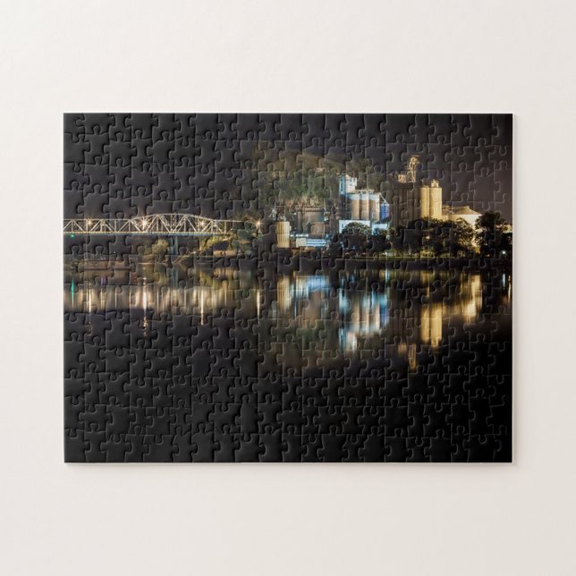 Red Wing, MN au Puzzle de nuit (Horizontal)