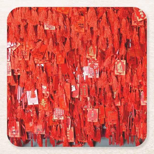 Red Wises Rechteckiger Pappuntersetzer (Vorderseite)