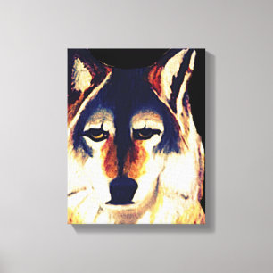 RED WOLF Leinwand