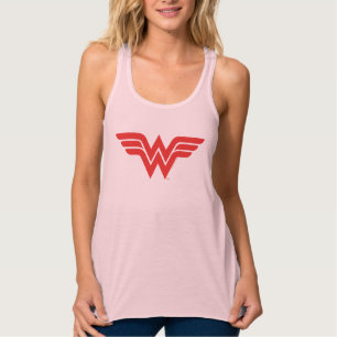 Red Woman Logo Tank Top