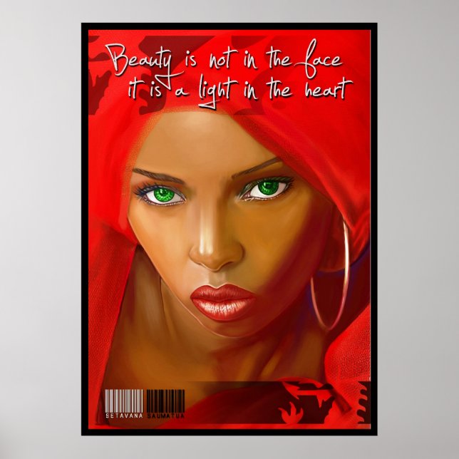 Red Woman Poster (Vorne)