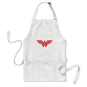 Red Wonder Woman Logo Schürze