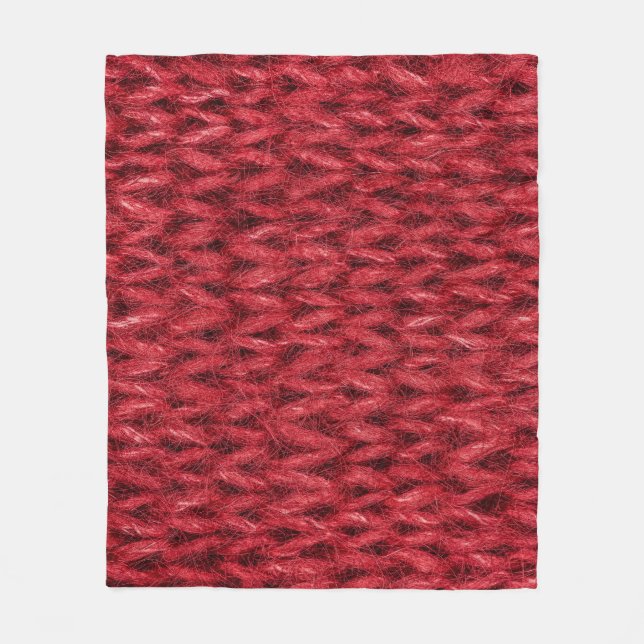 Red Wool: Texturhintergrund streichen. Fleecedecke (Vorderseite)