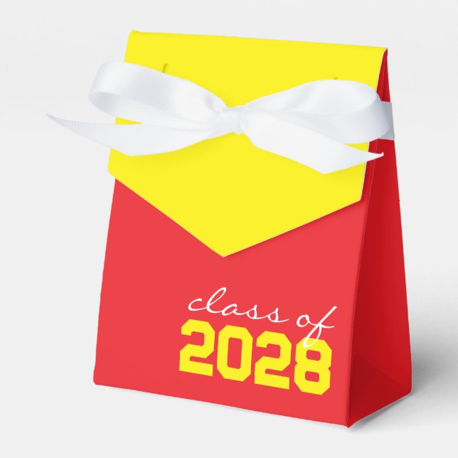 Red & Yellow Abschluss Fevor Boxes Geschenkschachtel (Vorderseite)
