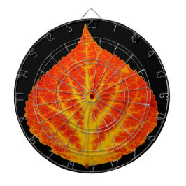 Red & Yellow Aspen Leaf #10 Dartscheibe