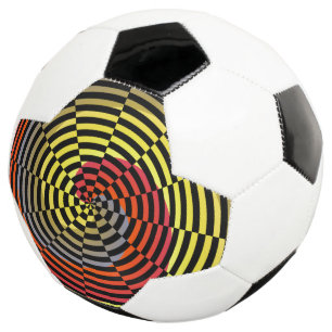 Red Yellow Blue Spiral von Kenneth Yoncich Fußball