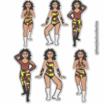 Red Yellow Camo Silver Dancer #2