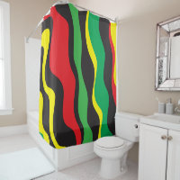 Red Yellow Green Black Rasta Wave