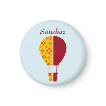 Red Yellow New Mexico Zia Hot Air Ballon