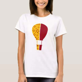 Red Yellow New Mexico Zia Hot Air Ballon T-Shirt