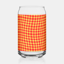 Red Yellow Plaid Checker Seamless Pattern Dosenglas