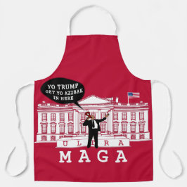 Red YO TRUMP kommt zurück | Ultra MAGA | Whitehous Schürze