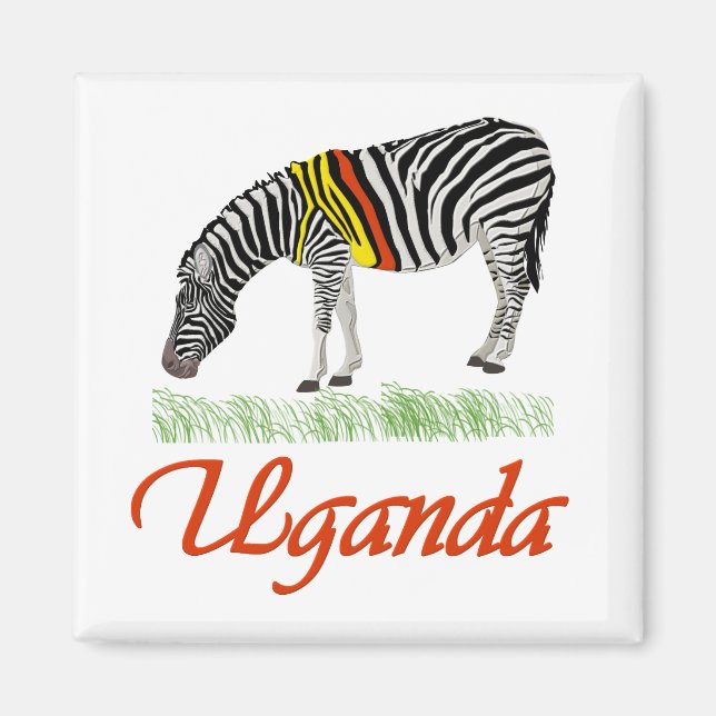Red Zebra Series Magnet (Vorne)
