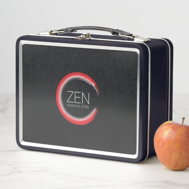 Red Zen Metall Brotdose (Beispiel)