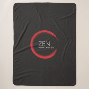 Red Zen Sherpa Blanket Sherpadecke