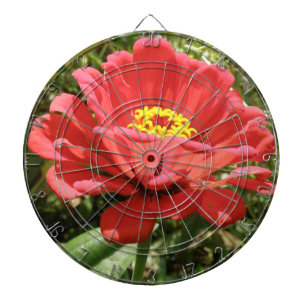 Red Zinnia Dart Board Dartscheibe