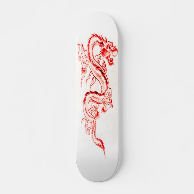 Red Zircon Dragon Skateboard (Vorne)