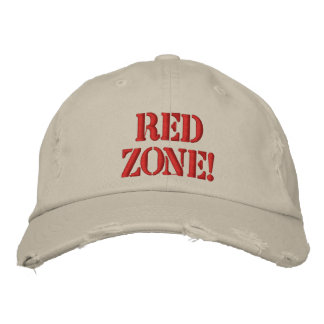 Red Zone! Bestickte Baseballkappe