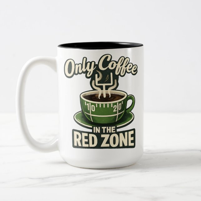 Red Zone Coffee Only Zweifarbige Tasse (Links)