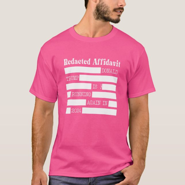 Redact Affidavit T-Shirt (Vorderseite)