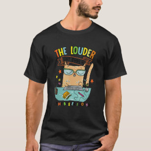 Redakteur Kollege Freche Mädchen Lauter Ich Tippe T-Shirt